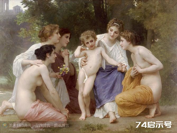 法国十九世纪伟大画家 ~ 威廉.阿道夫.布罗格唯美主义油画作品