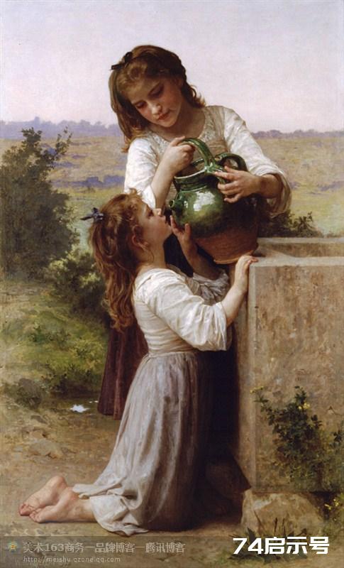 法国十九世纪伟大画家 ~ 威廉.阿道夫.布罗格唯美主义油画作品