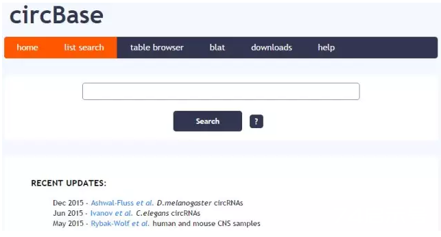 circbase数据库环状RNA序列获取方法 | 环状RNA社区