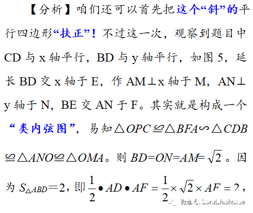 反比例函数问题中“斜化正策略”与“方程策略”