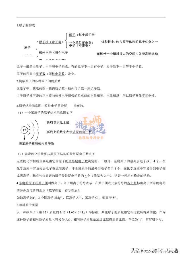 九年级化学知识点记背默写清单，帮助孩子记忆化学知识点