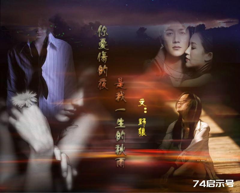 （原创）你忧伤的夜是我一生的秋雨