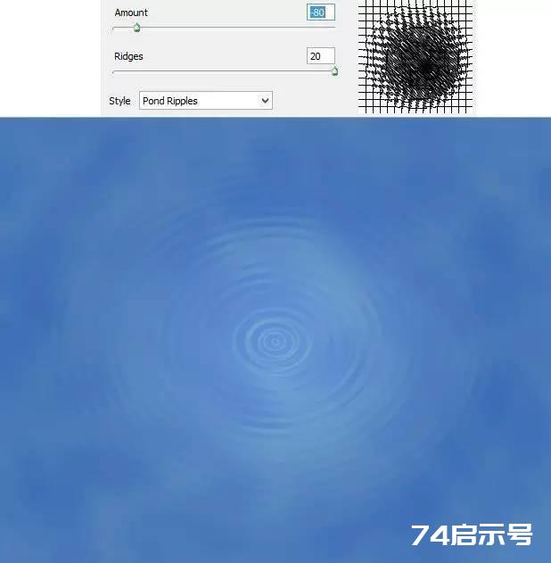 PS合成 唯美月夜渔舟场景