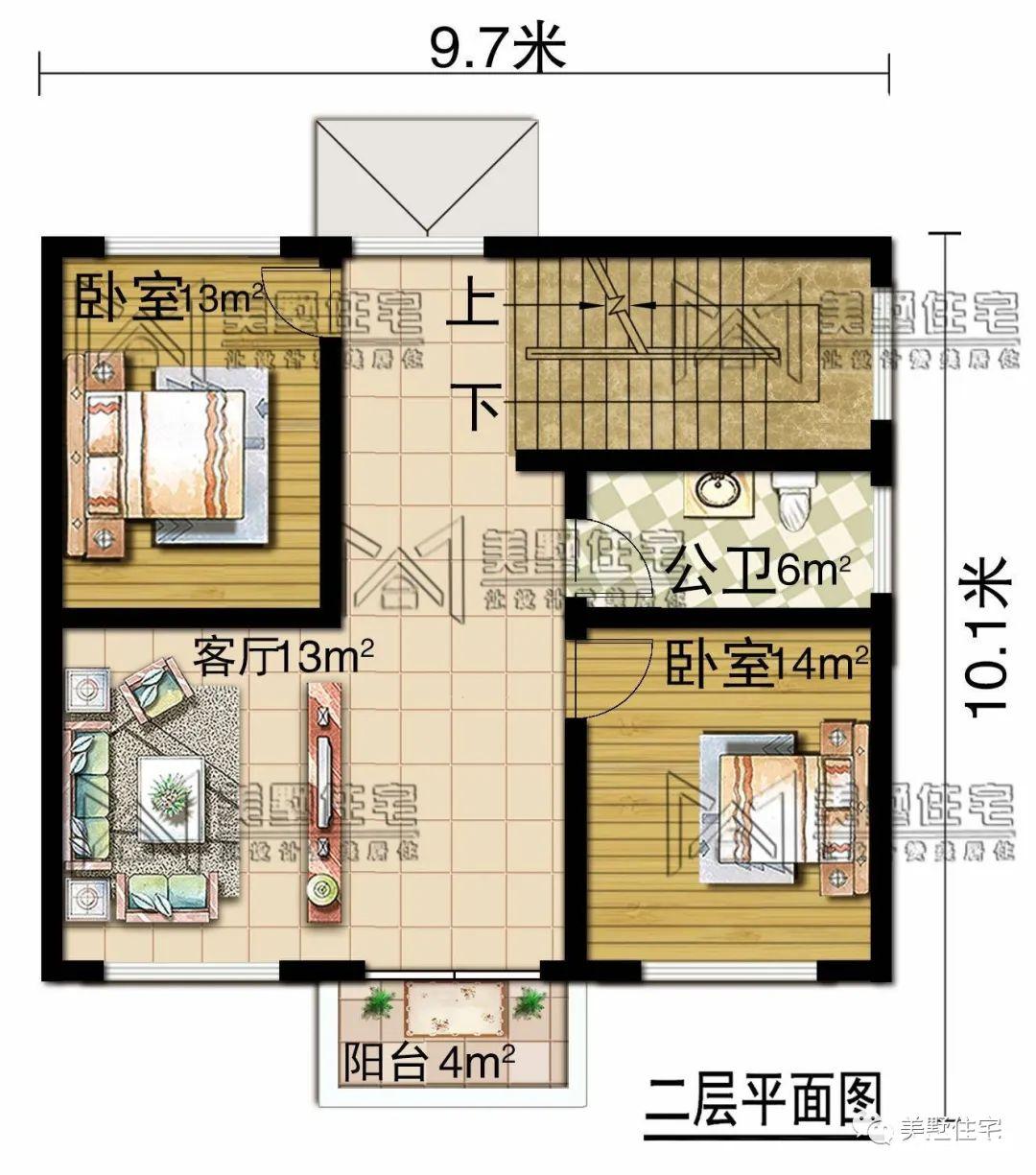 乡村别墅|小宅基地的福利到了！6栋小于百平三层别墅，图纸快收藏好