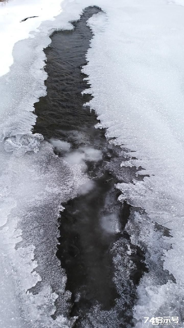 情思，在清河冰层底下流动