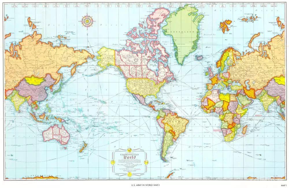 各国人眼中的世界地图，大家原来都是这么看世界的！