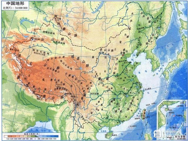 初中地理：中国地理知识——高原，平原，盆地，丘陵