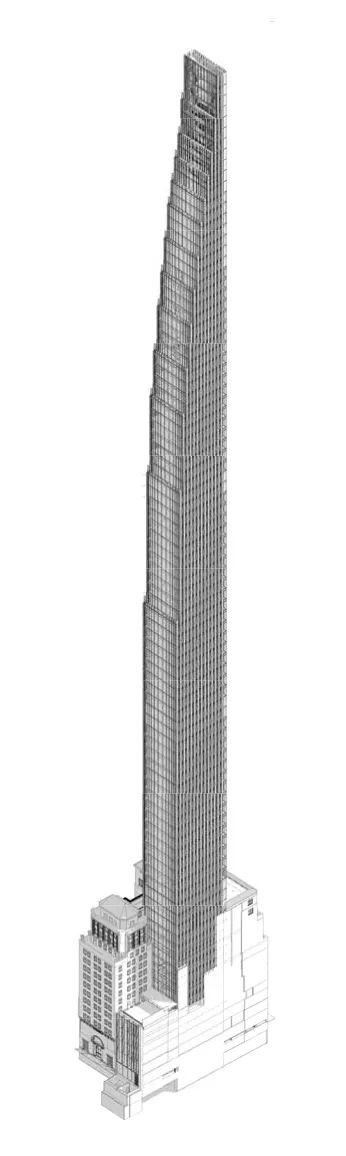 全球最细摩天大楼正式竣工，662㎡顶层复式4亿一套