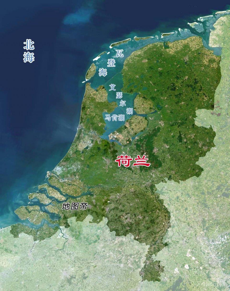 荷兰围海造湖，造出一个淡水湖