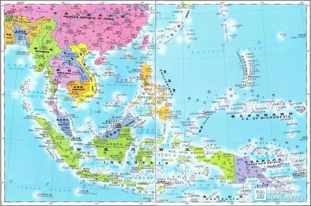 “千岛之国”印度尼西亚：气候湿热人口众多，是东南亚最大的国家