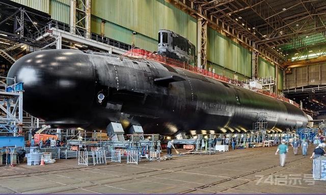 美国弗吉尼亚级核潜艇工厂内部