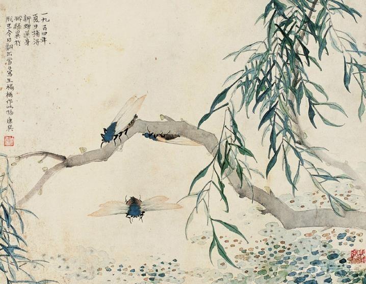 他是长安画派唯一以花鸟画见称的画家