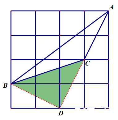 2022贵港中考数学压轴题分析1：网格中求三角函数值