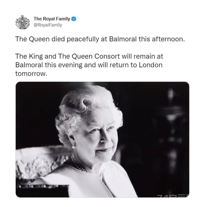 女王去世，生命最后时刻仍为国效力，全球网友与各国领袖悼念