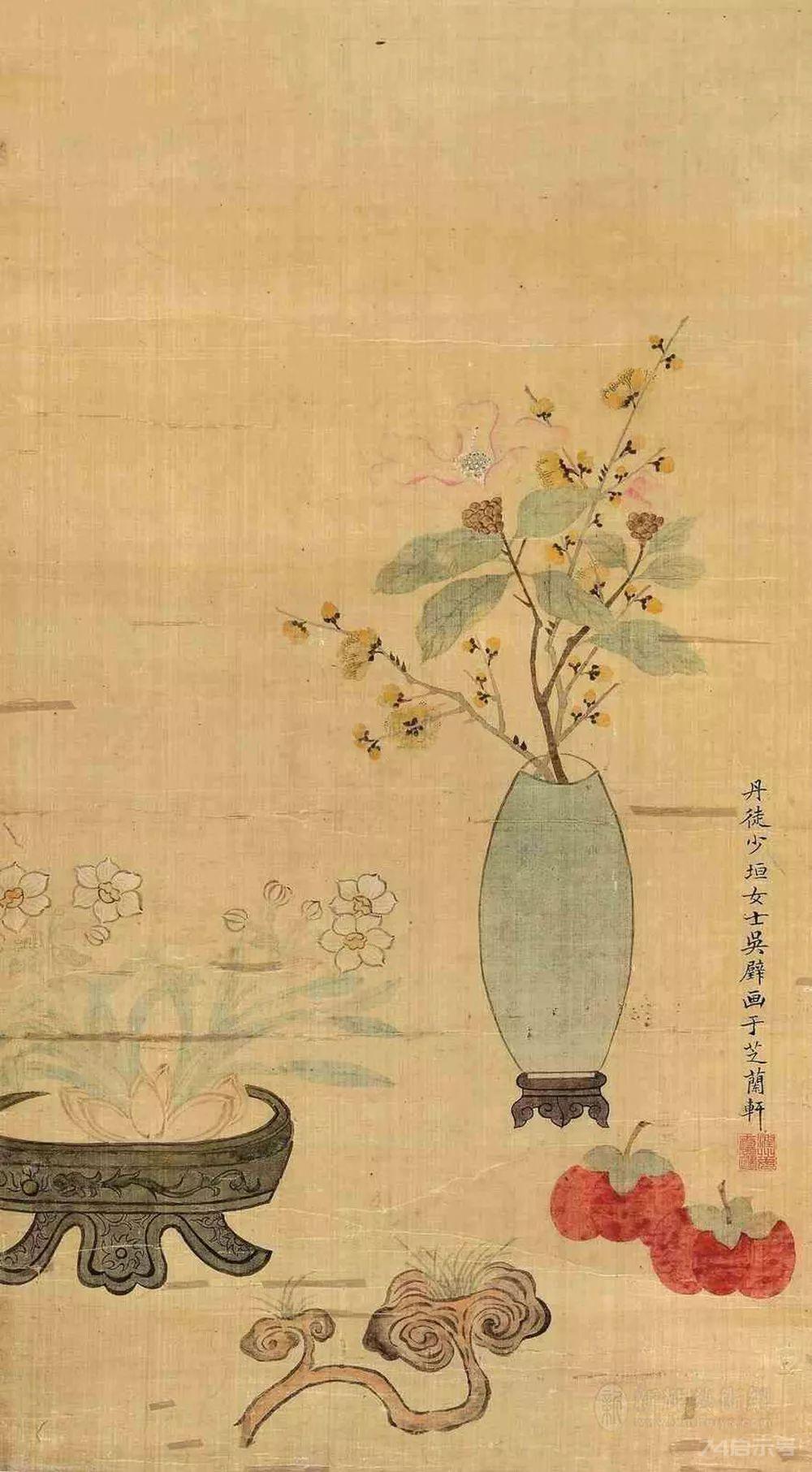 《清供圖》與中國古代文人的春節格調