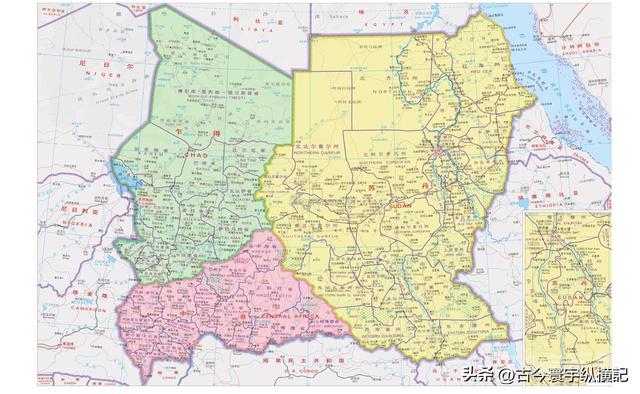 非洲各国政区图