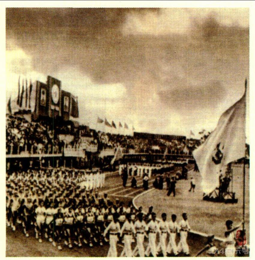 1951至1952年中国民情老照片，第一套广播体操推行