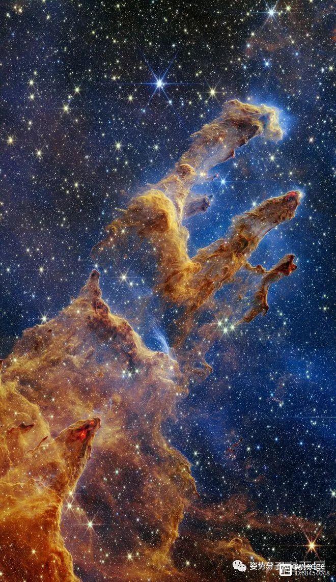 来了！6500光年外，宇宙最壮观的创生之柱，韦布望远镜终于拍摄了！