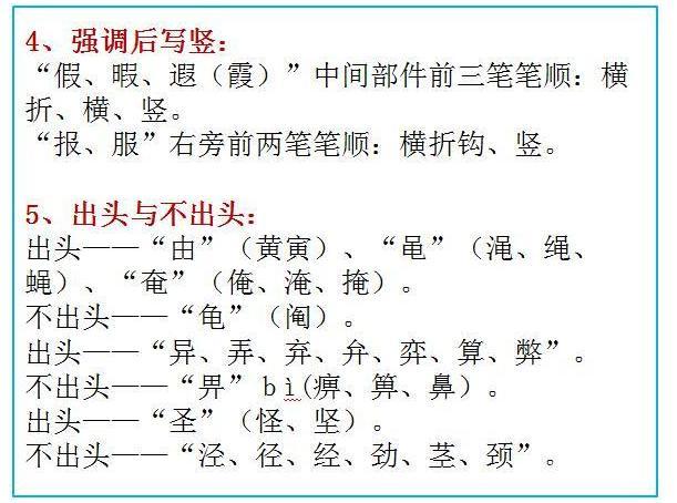7000个汉字的规范笔顺，孩子写错了多少？存起来寒假慢慢改正