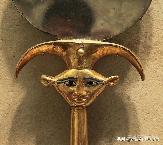 神秘的古埃及法老铜镜，精美华丽令人称奇