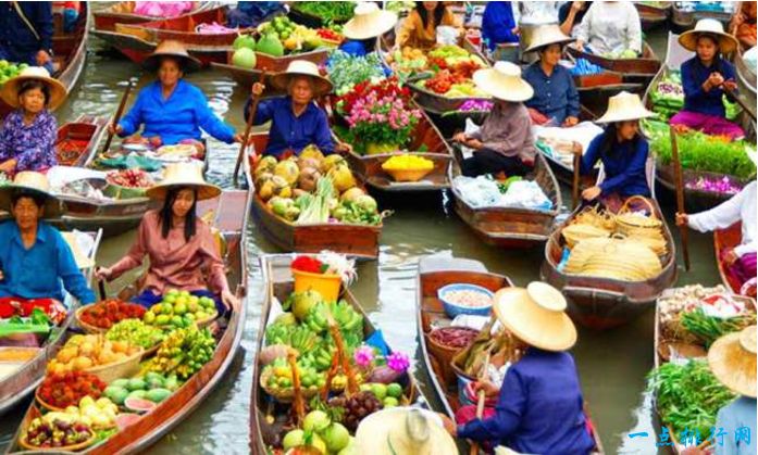 曼谷十大最佳旅游景点排行榜：水上市场