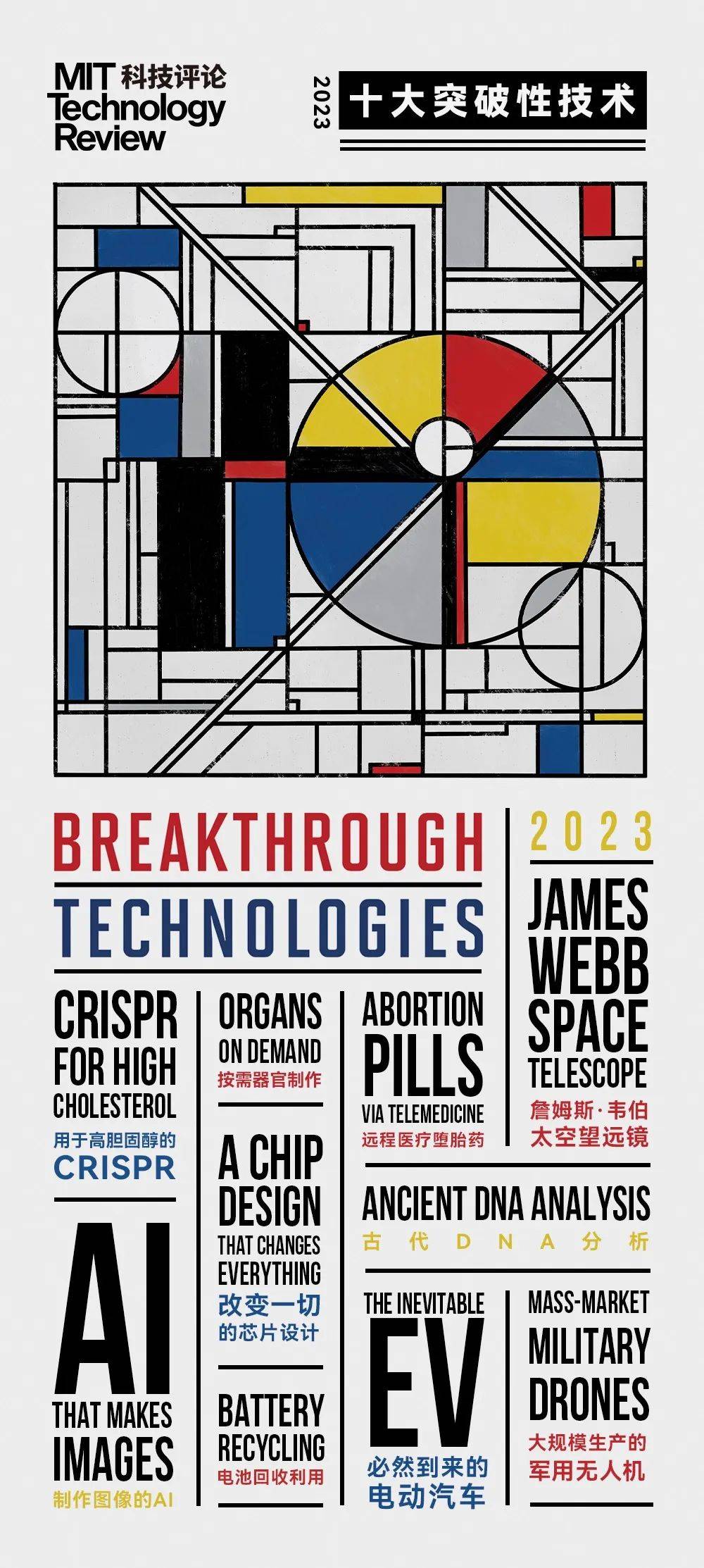 《麻省理工科技评论》2023年“全球十大突破性技术”正式发布