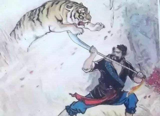 看李逵杀虎与武松打虎的不同描写