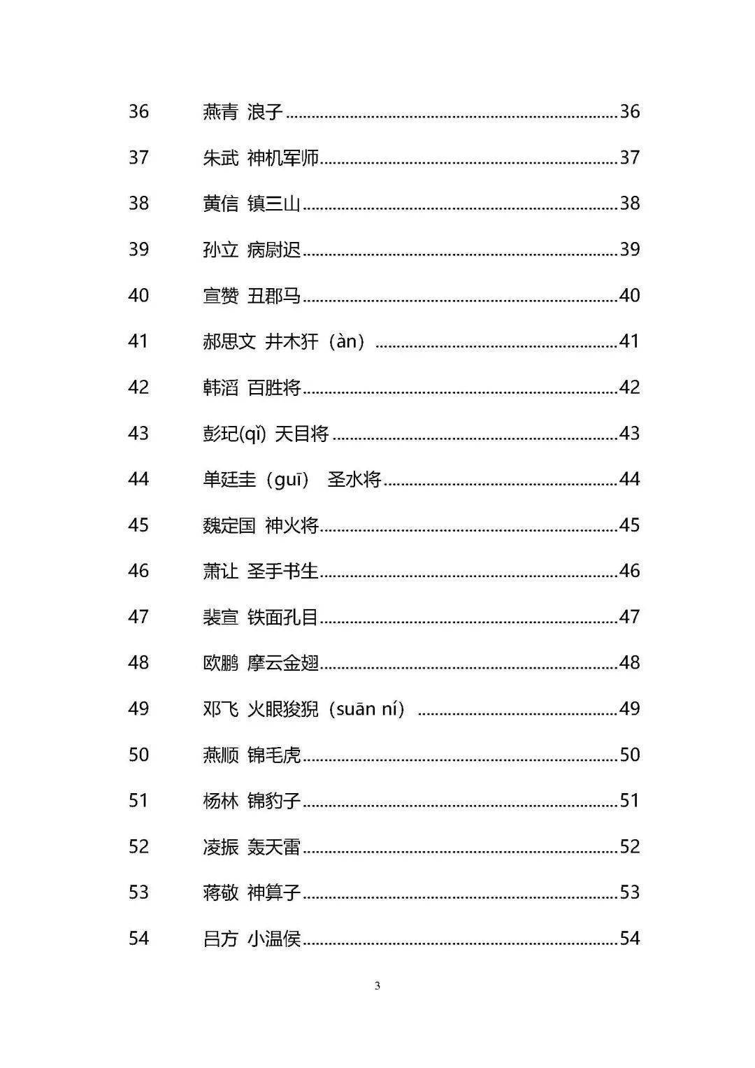 AI画册 | 水浒108将图谱