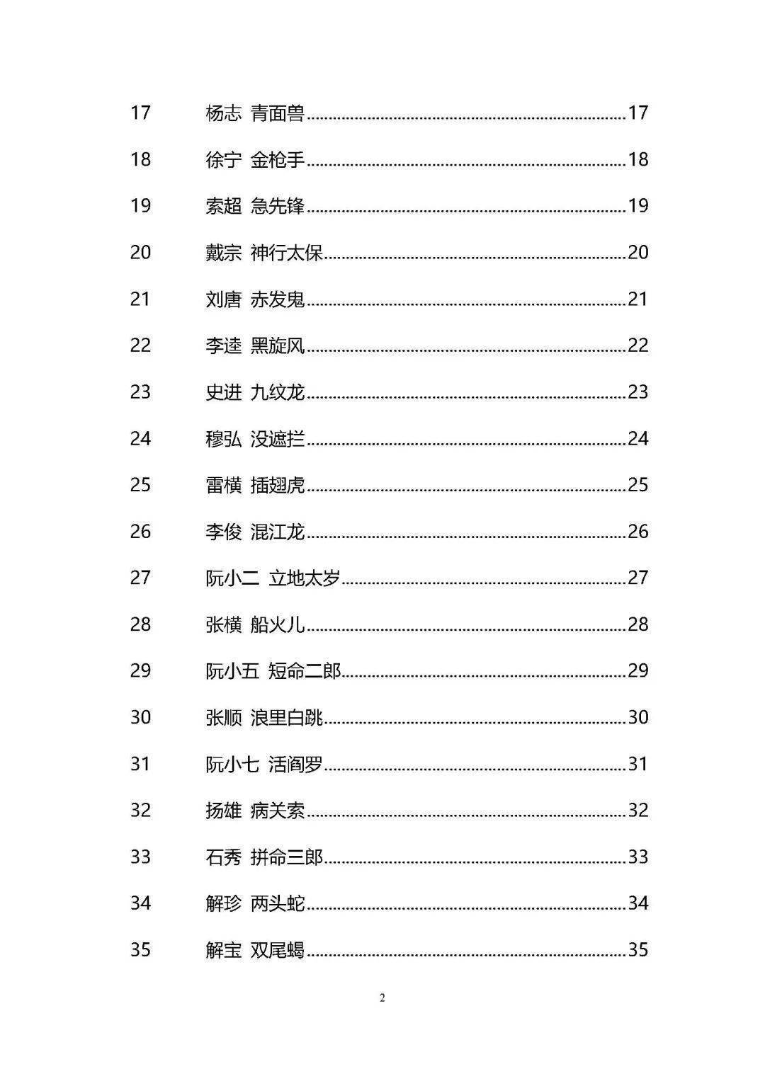 AI画册 | 水浒108将图谱