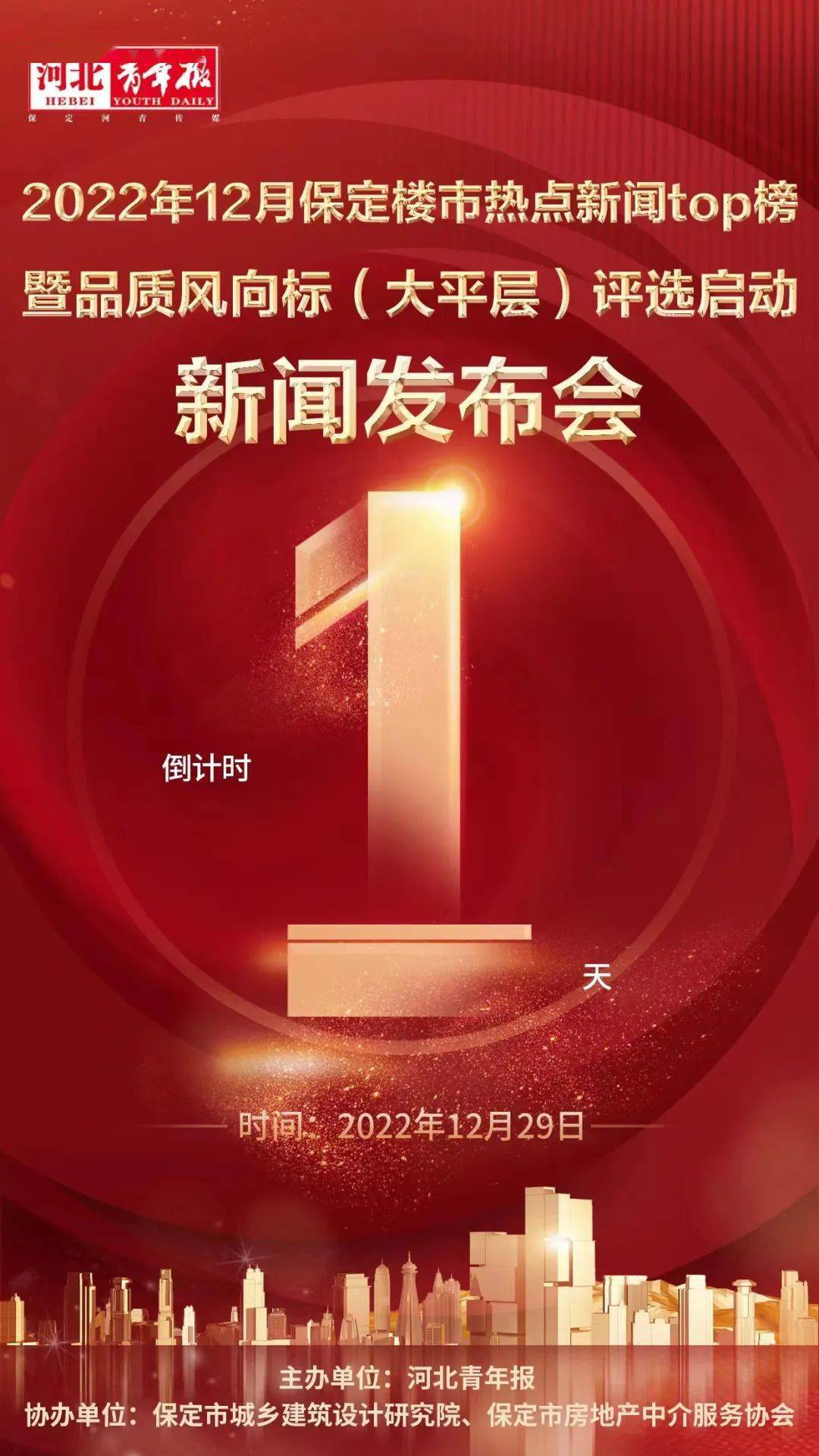 倒计时1天！2022保定房企品质风向标评选即将启动