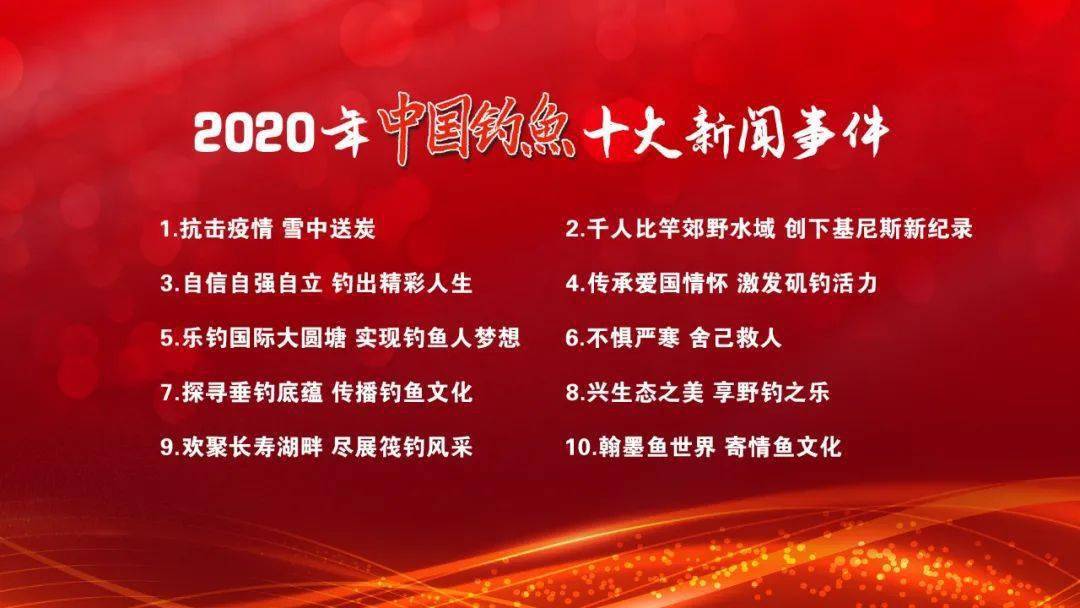 特别策划 | “2020年中国钓鱼十大新闻事件”