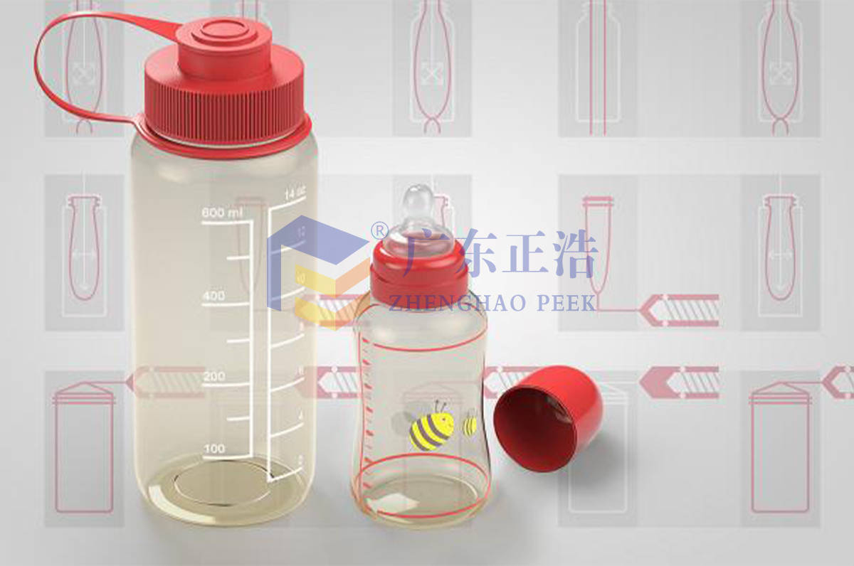 透明略带蜂蜜色的制成的PPSU瓶子可以轻松承受微波炉或热水的灭菌