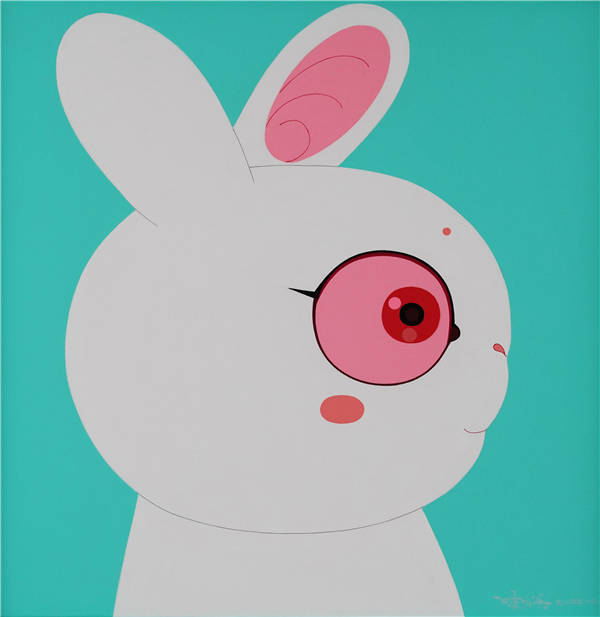 艺术家陈晓华受邀参加“卯兔来袭”2023萌春兔子主题艺术展