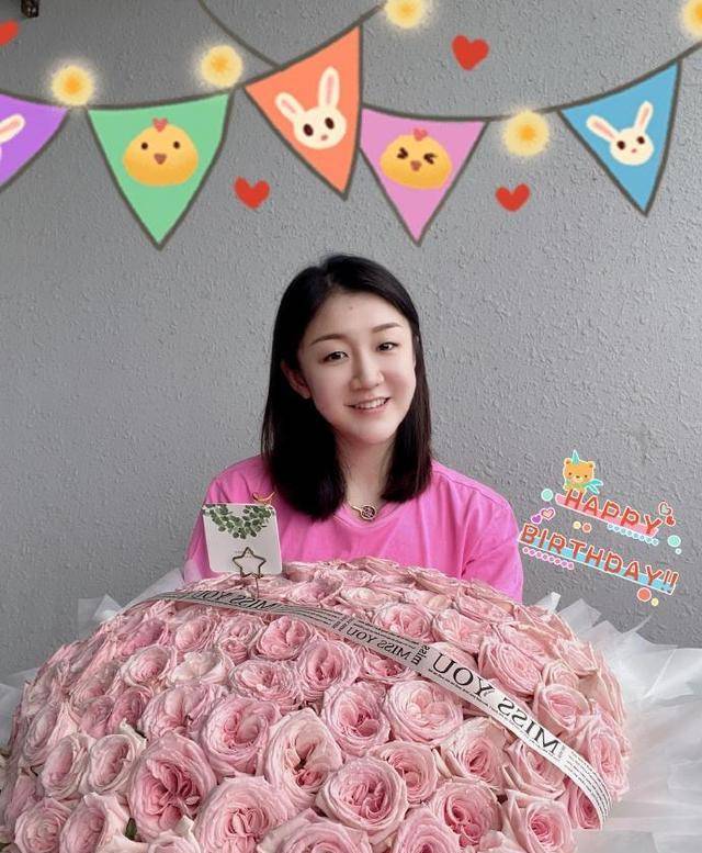 陈梦29岁生日送999朵玫瑰，疑似恋情曝光，王楚钦的梦中情人是谁？