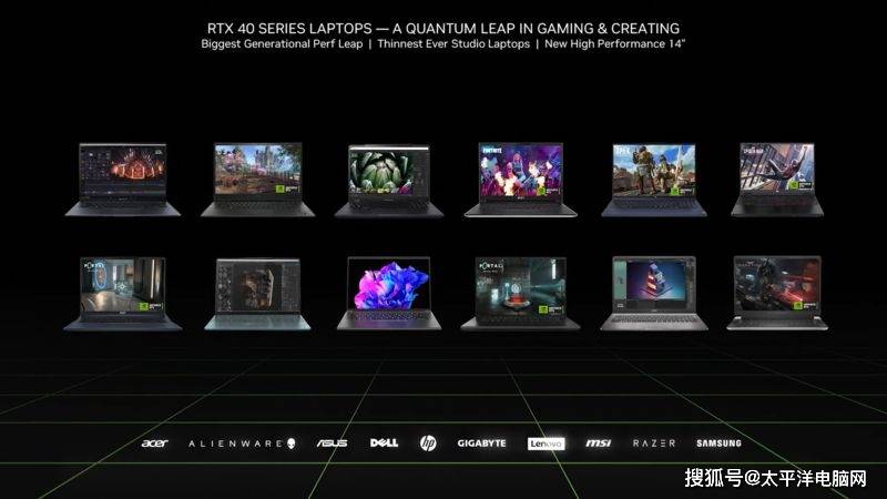 NVIDIA发布RTX 40系笔记本显卡，朋友们可以准备换新了！