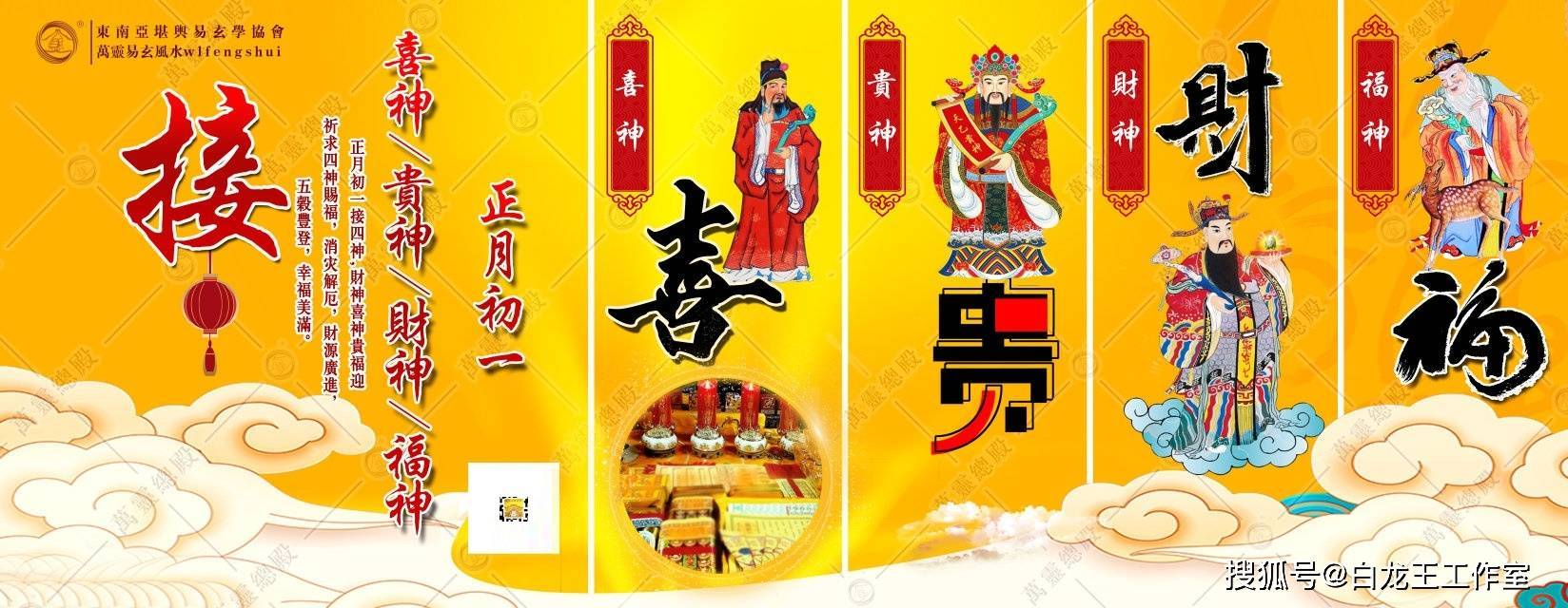 2023年迎财神接财神的时间和方向