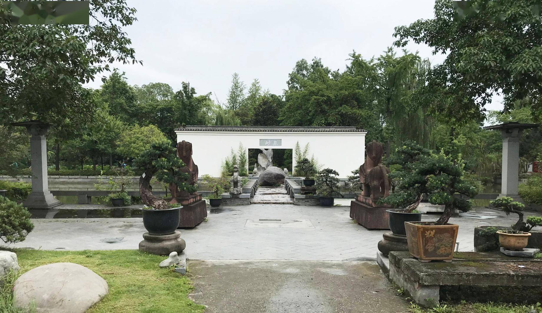 寻芳公园城丨川派盆景：一盆一世界