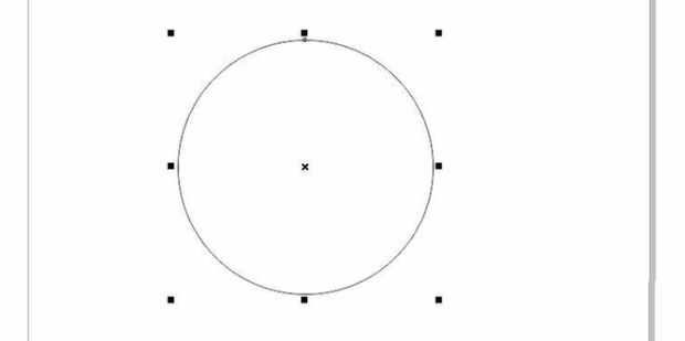 怎么用coreldraw画半圆