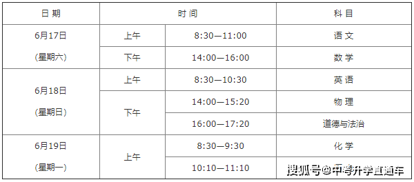 2023陕西中考时间公布！