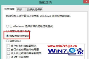 怎么将Win8.1系统电脑设置为最佳性能模式