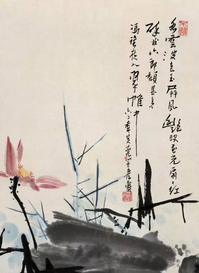 吴冠中：张大千画漂亮，潘天寿画美！