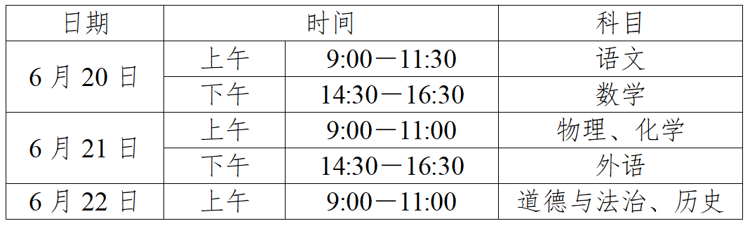 刚刚，2023年武汉中考时间安排出炉！