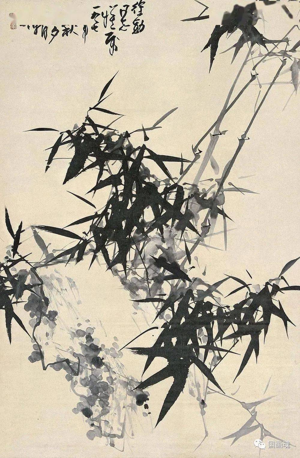 这位画竹，老辣苍茫,被誉为当代郑板桥