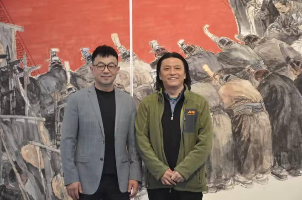 “心生万象——王巍中国画作品展”开幕