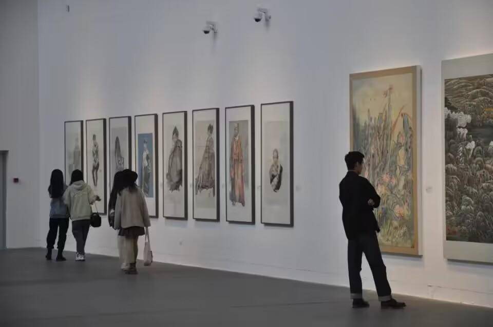 “心生万象——王巍中国画作品展”开幕