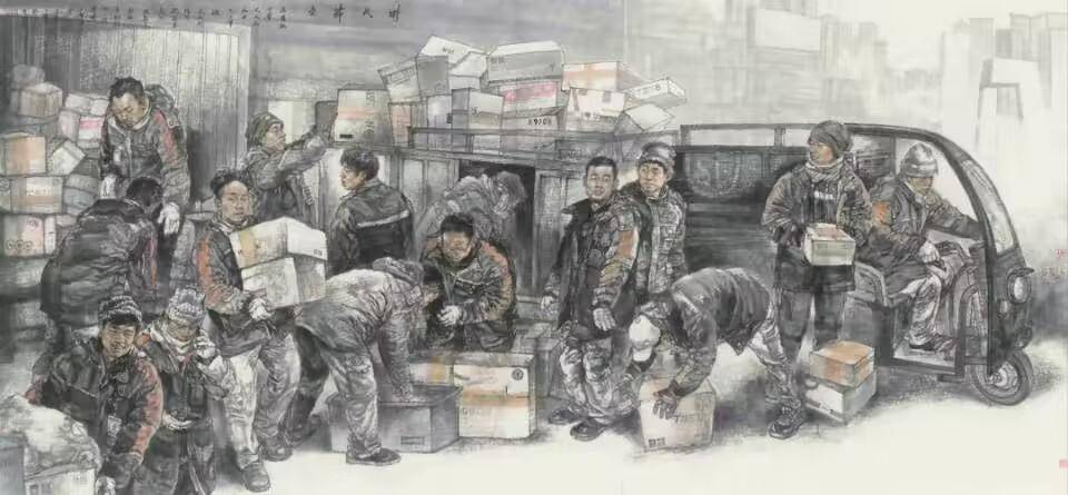 “心生万象——王巍中国画作品展”开幕