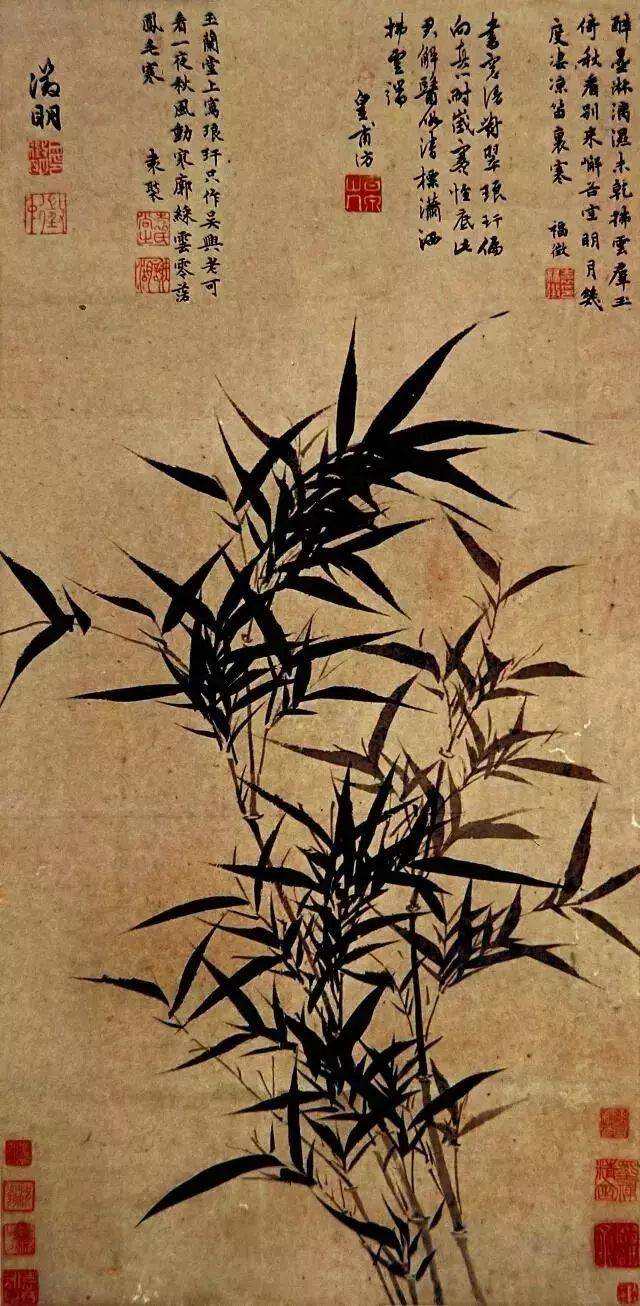 从历代名家竹画中汲取营养，画竹还需掌握好三点！