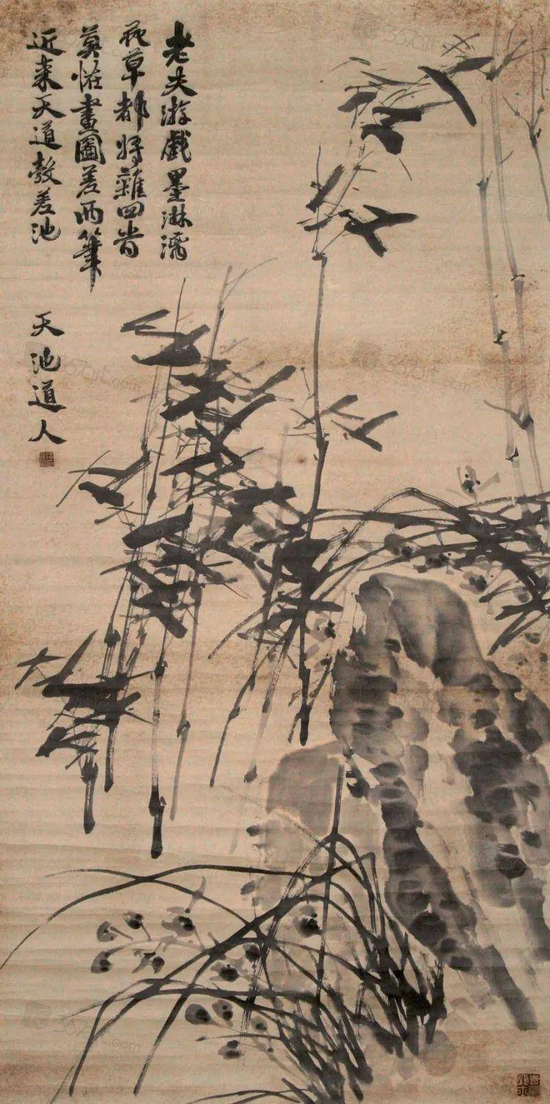 徐渭画竹，出神入化！