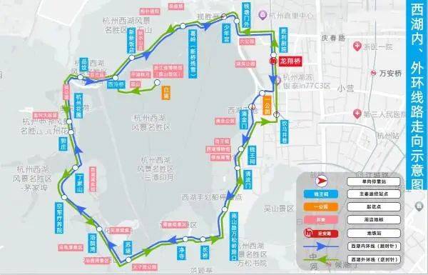 杭州将开行西湖环线公交，首次连通南北线热门景点