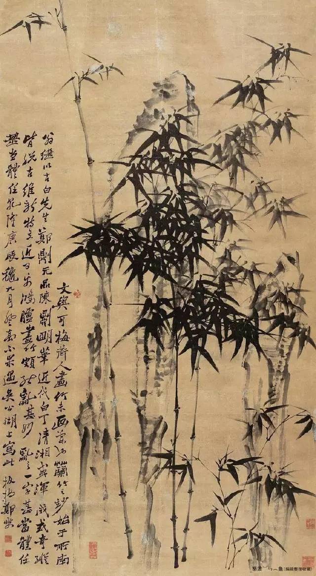 八雅轩丨【艺术经典】石涛. 郑板桥.吴昌硕.吴镇.启功“五家竹风飘然而至